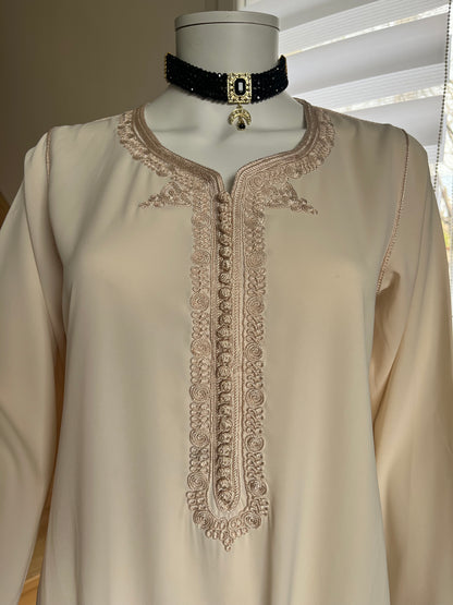 Djellaba Layal 2p  - Beige