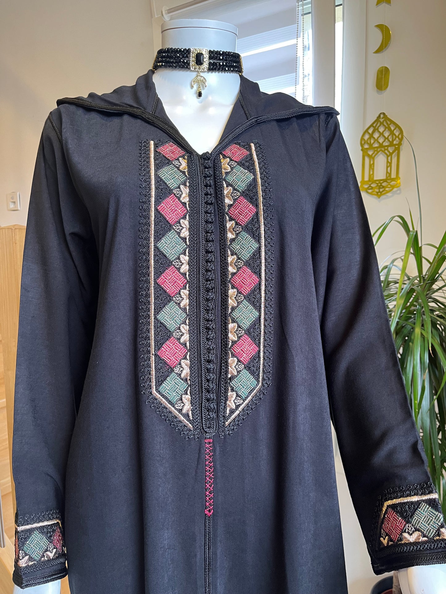Djellaba Rayhana - Noir